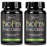 KIT 2X BioFen Feno Grego com Saponinas 60 Cápsulas - Bioklein