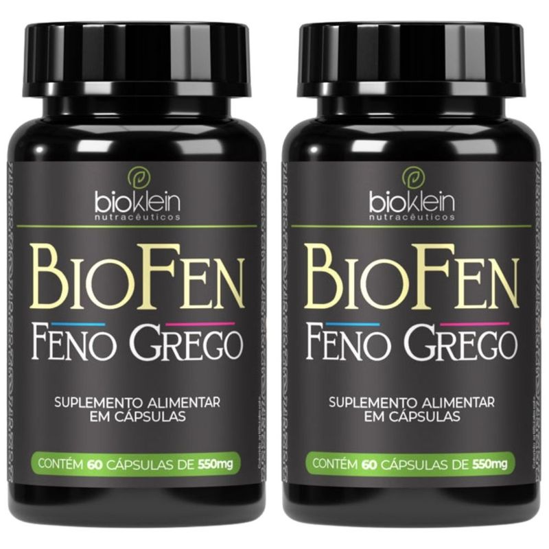 KIT 2X BioFen Feno Grego com Saponinas 60 Cápsulas - Bioklein