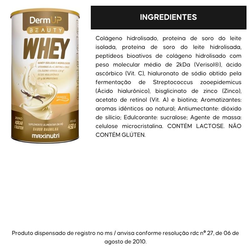 KIT Whey Maxinutri + Creatina 150g - Natulha - Baunilha