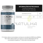 KIT 3X Cromo Picolinato 250mcg - 60 Comprimidos - Lauton