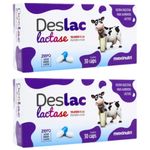 KIT 2X Deslac Lactase 10000 FCC - 30 Cápsulas - Maxinutri