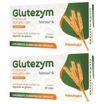 KIT 2X Glutezym 348000 Protease - 20 Cápsulas - Maxinutri