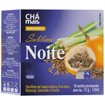 KIT Chás Gengibre Cravo Canela + Funcho + Hibisco + Sublime Noite - Chá Mais