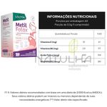 KIT 3X Metilfolax Ácido Fólico Ativo - 60 Comprimidos - Lauton