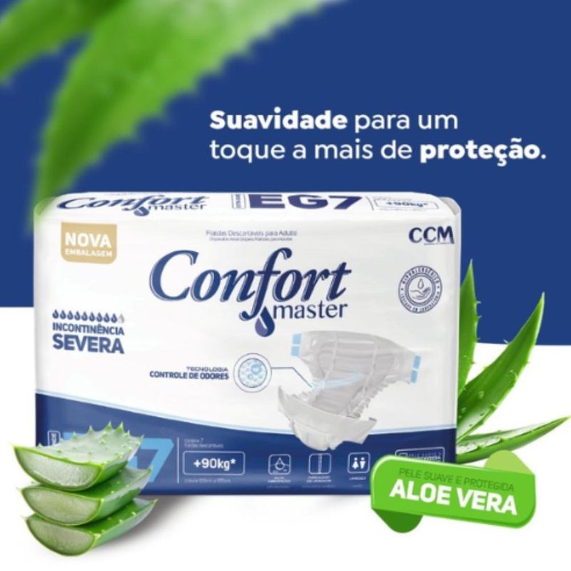 Fralda Geriátrica - Confort Master Regular - Incontinência - G - 2 Un