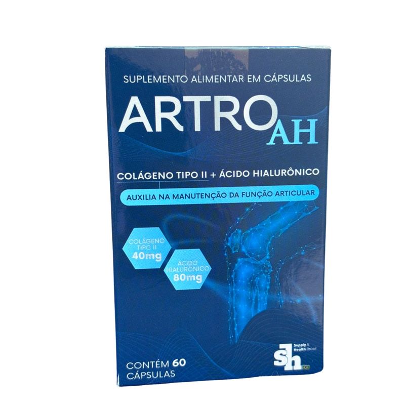 Kit 12 Meses Artro AH - Colágeno Tipo 2 + Ácido Hialurônico - Sem Sabor