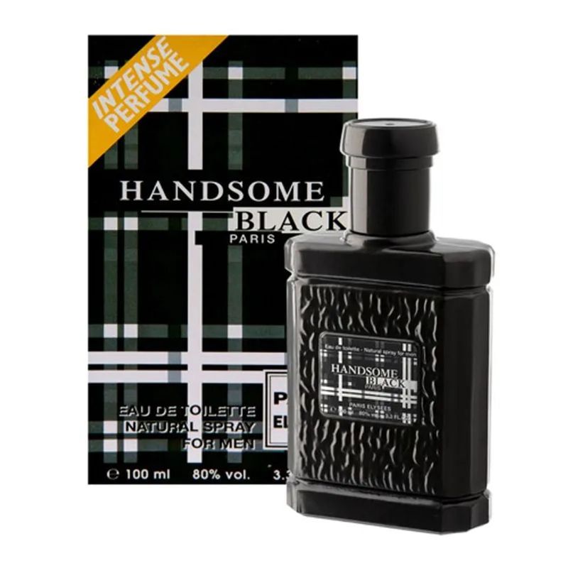 Handsome Black - Eau De Toilette Masculino - Paris Elysees - 100ml