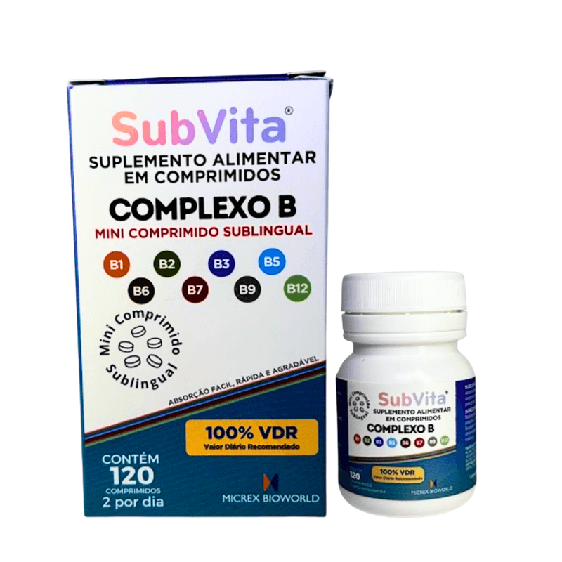Subvita Complexo B - 120 Mini Comprimidos