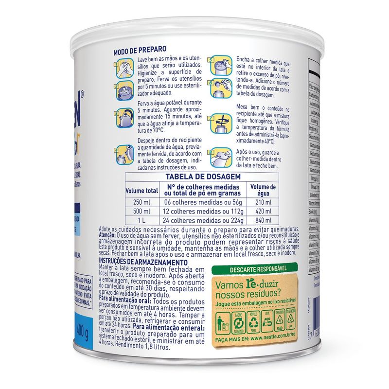 Peptamen Junior - Nutrição Enteral e Oral Sabor Baunilha - 400g
