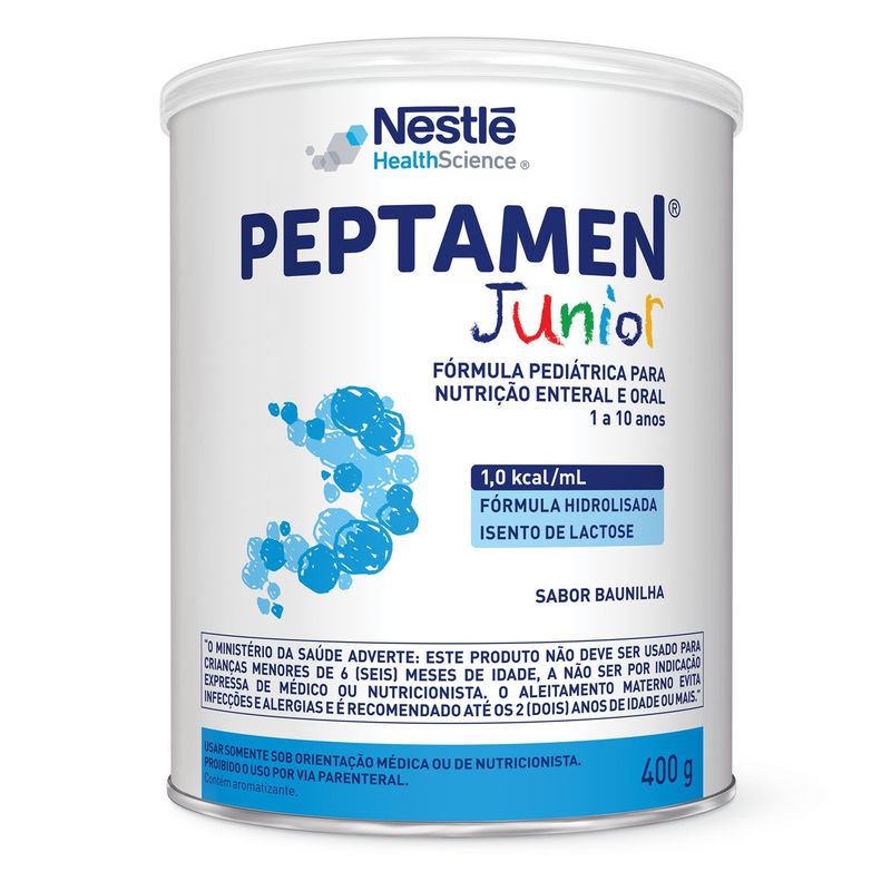 Peptamen Junior - Nutrição Enteral e Oral Sabor Baunilha - 400g