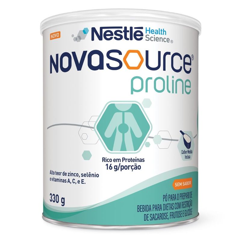 Novasource Proline - Pó para Preparo de Bebida Sem Sabor - 330g