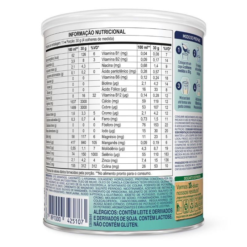 Novasource Proline - Pó para Preparo de Bebida Sem Sabor - 330g