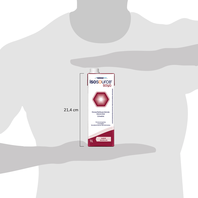 Isosource Soya - Nutrição Enteral e Oral Sabor Baunilha - 1L