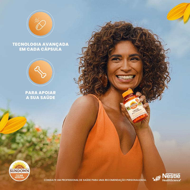 Sundown - Cálcio 600mg + Vitamina D - 120 Comprimidos