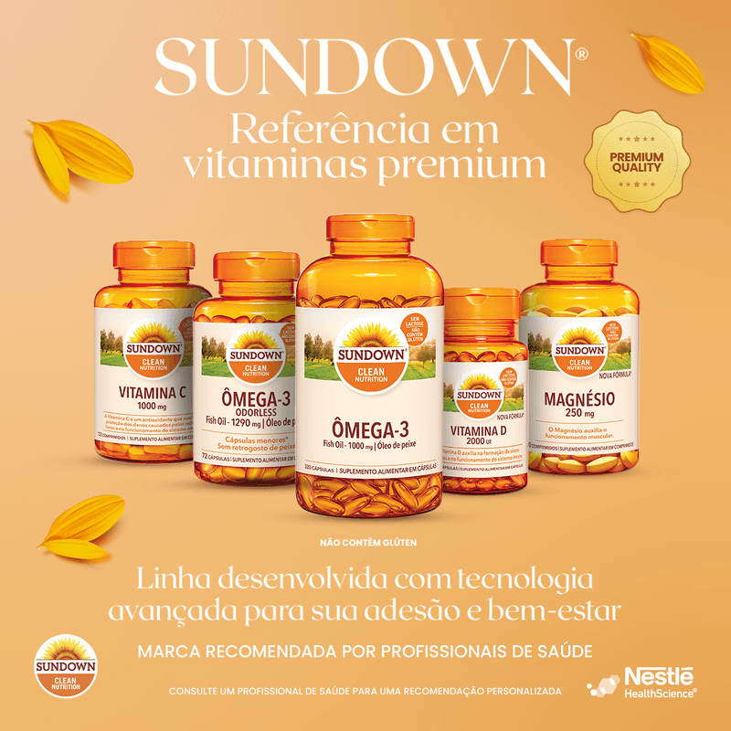 Sundown - Cálcio Magnésio e Zinco - 100 Comprimidos
