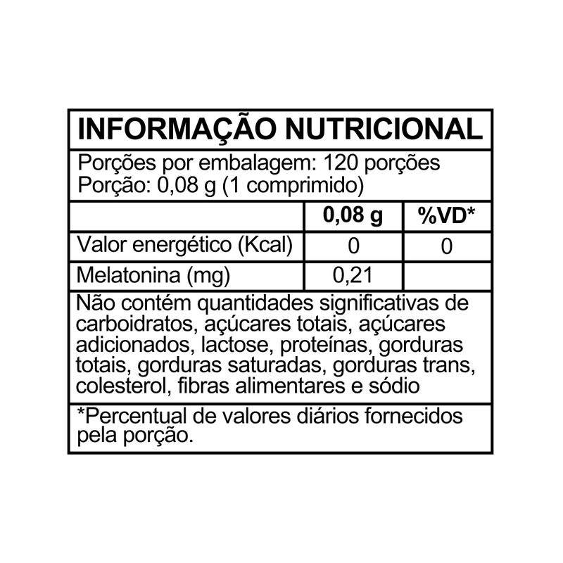 Subvita - Melatonina - 120 Mini Comprimidos