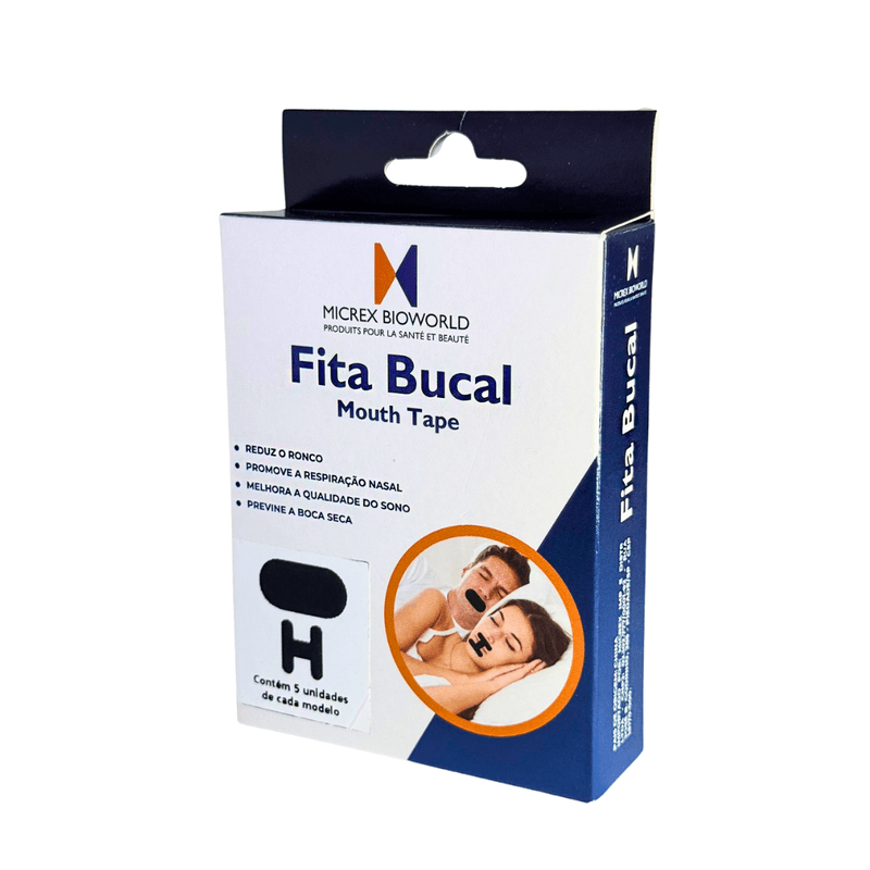 Kit Fita Bucal Oval e H Micrex-BioWorld - 5 Unidades de Cada