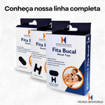 Kit Fita Bucal Oval e H Micrex-BioWorld - 5 Unidades de Cada