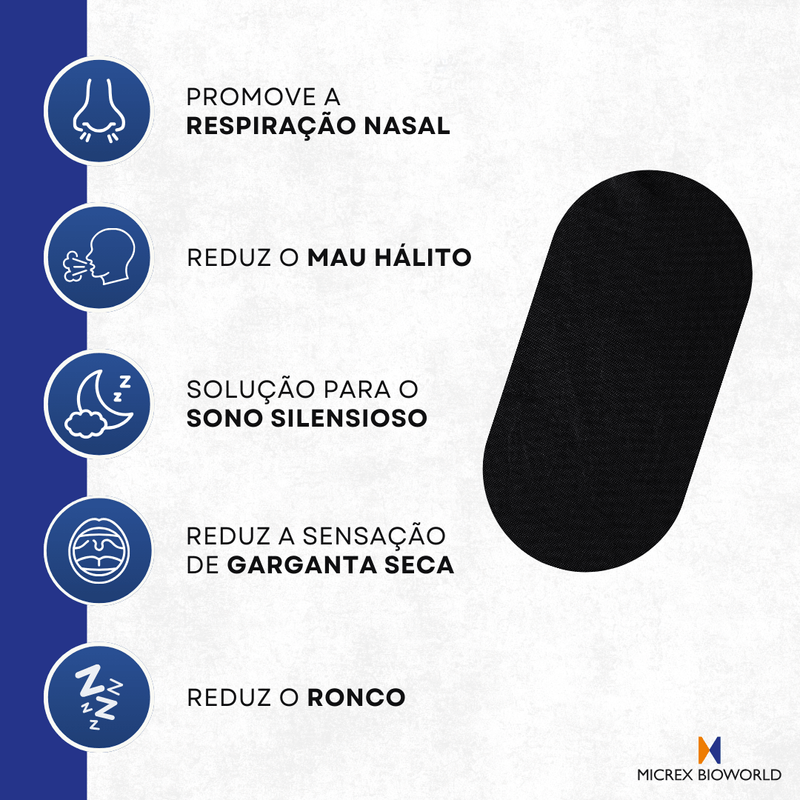 Fita Bucal Oval Micrex-BioWorld - 10 Unidades