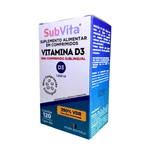 Subvita Vitamina D3 - 120 Mini Comprimidos