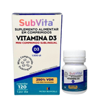 Subvita Vitamina D3 - 120 Mini Comprimidos