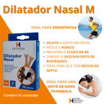 Kit 5 Fitas Dilatadoras Nasais Tamanho M - 10 Unidades