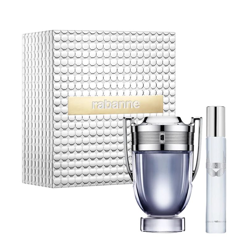 Kit Paco Rabanne Invictus Masculino - EDT 50ml + 10ml