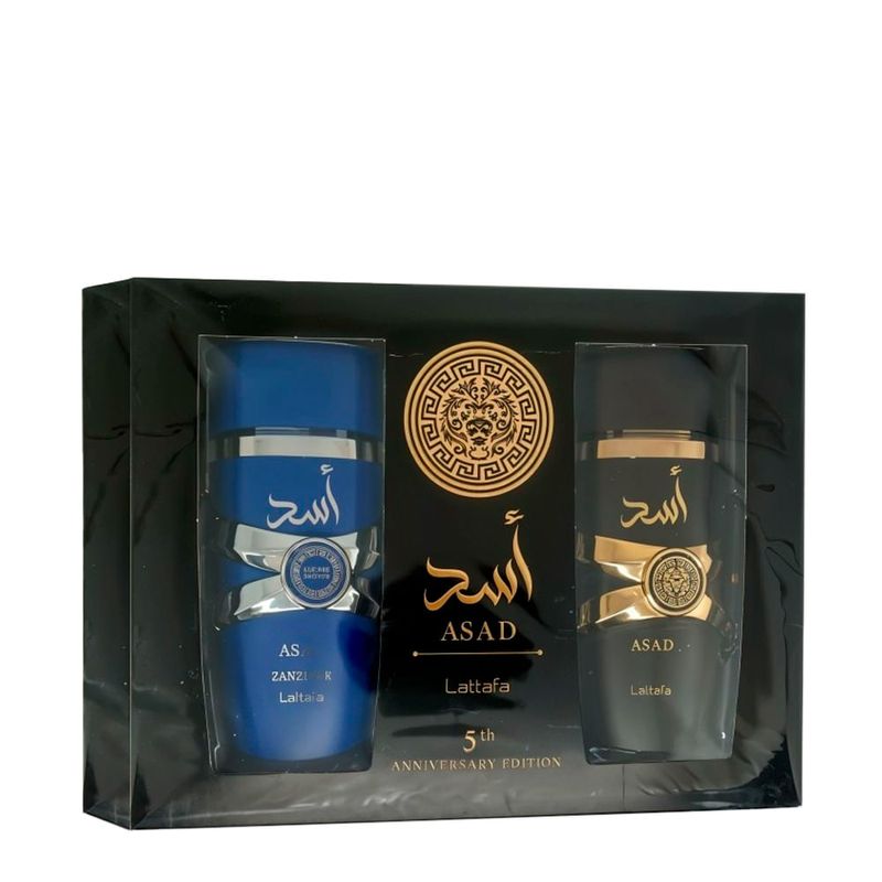 Kit Lattafa Asad 5th Anniversary Edition EDP Masculino - 100ml + EDP 100ml