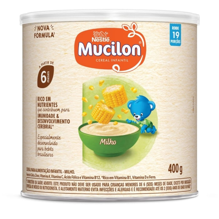 Mucilon - Cereal Infantil Sabor Milho - 400g