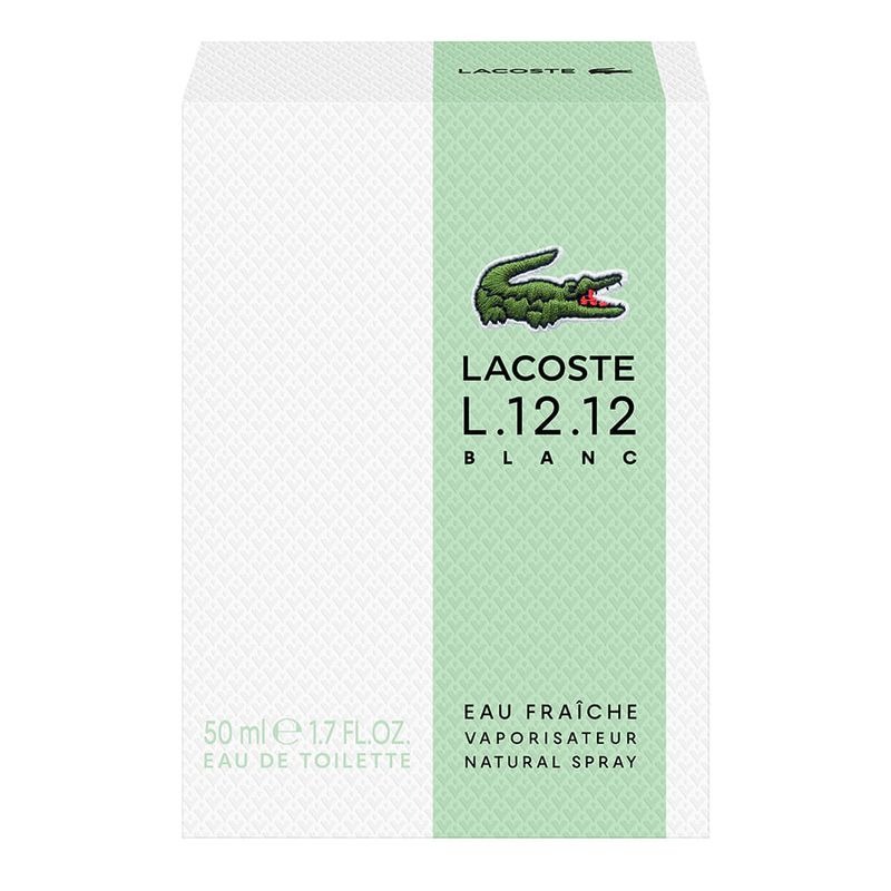 Lacoste L1212 Blanc Eau Fraiche - Eau de Toilette - Perfume Masculino - 50ml