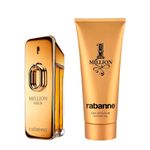 Kit Paco Rabanne Million Gold Masculino - EDP Intense 100ml + Shower Gel 100ml