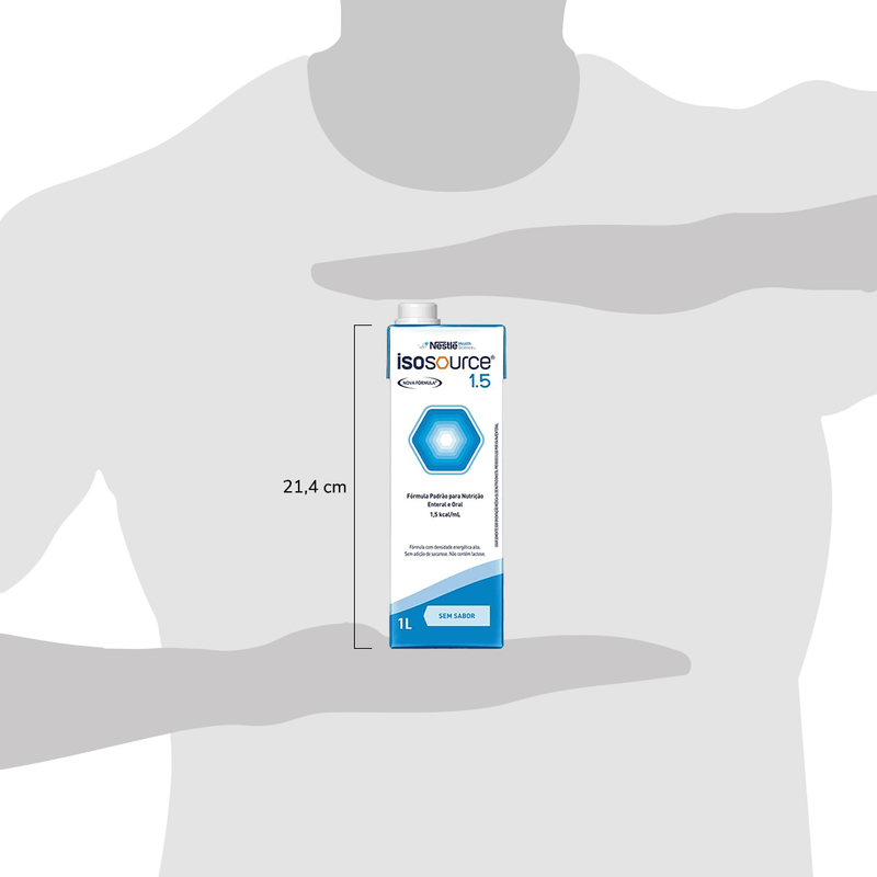 Isosource 15 - Nutrição Enteral e Oral Sem Sabor - 1L