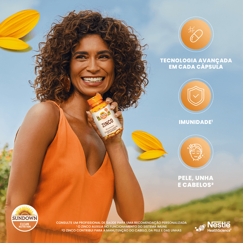Sundown - Zinco 7mg - Suplemento Alimentar - 90 Comprimidos