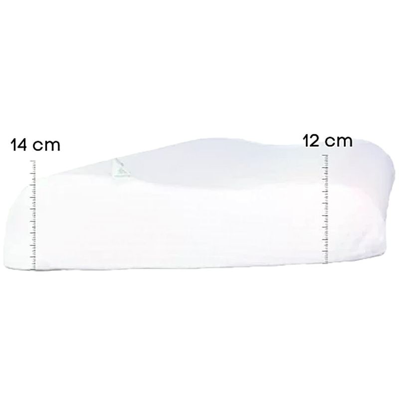 Nasa Original - Travesseiro Anatômico 50x70cm Alto 14/12cm - Unidade