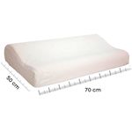 Nasa Original - Travesseiro Anatômico 50x70cm Alto 14/12cm - Unidade