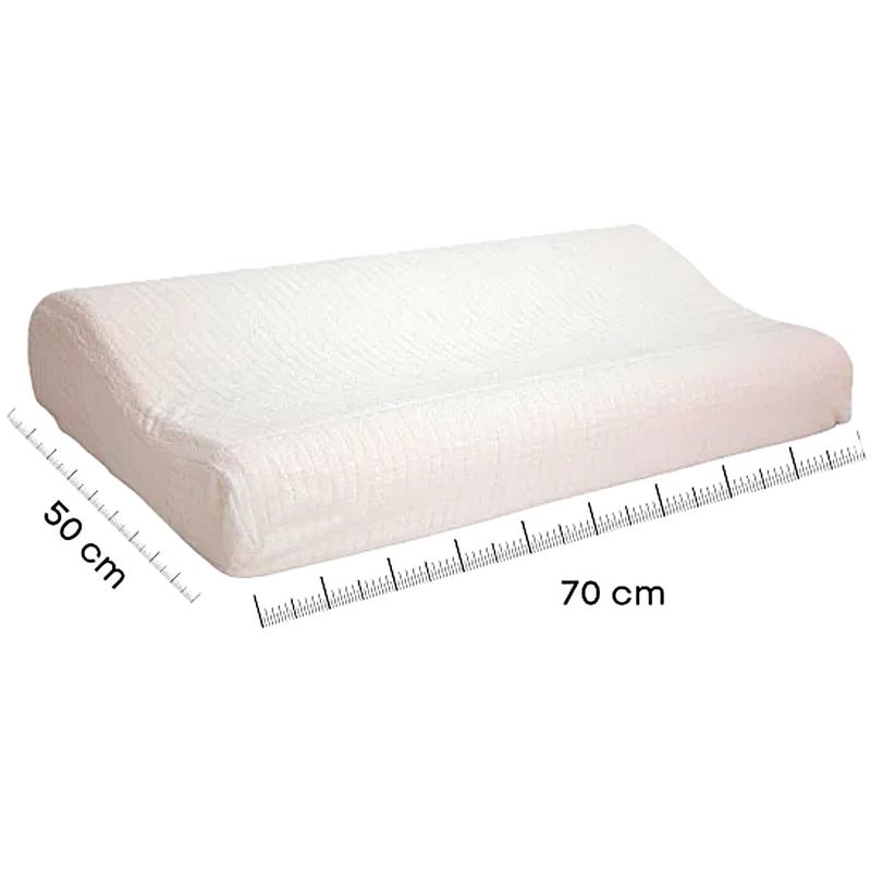 Nasa Original - Travesseiro Anatômico 50x70cm Alto 14/12cm - Unidade