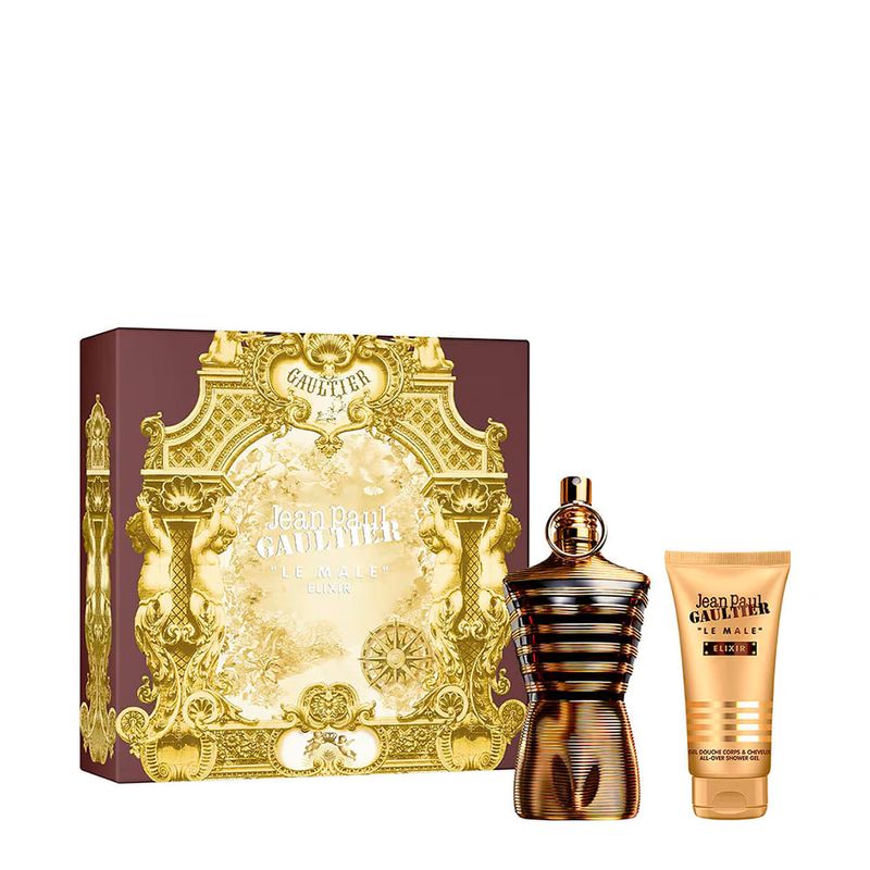 Kit Jean Paul Gaultier Le Male Elixir Masculino - Parfum 125ml + SG 75ml