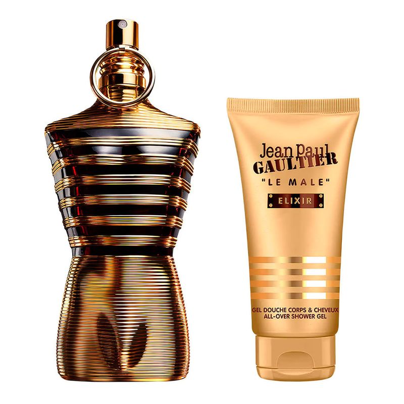 Kit Jean Paul Gaultier Le Male Elixir Masculino - Parfum 125ml + SG 75ml