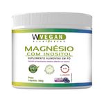 Magnesio com Inositol 300g Sabor Uva WVegan