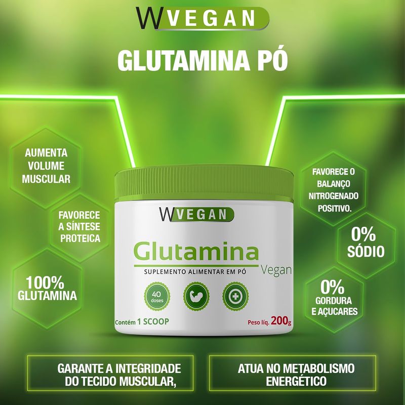 Glutamina 200g WVegan