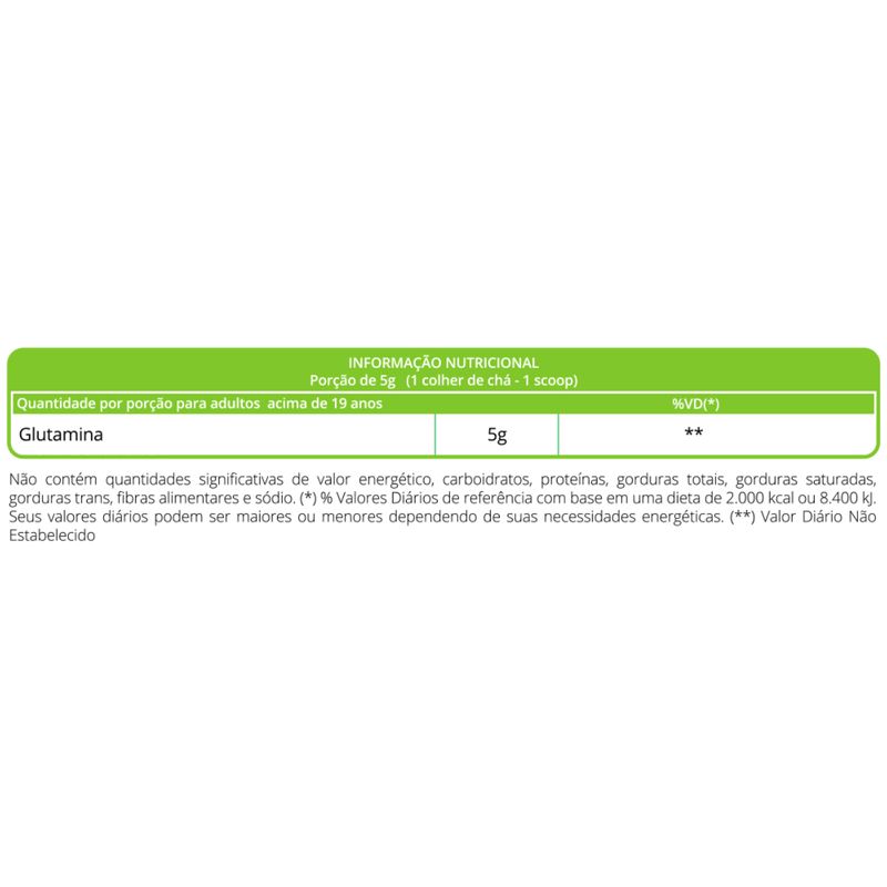 Glutamina 200g WVegan