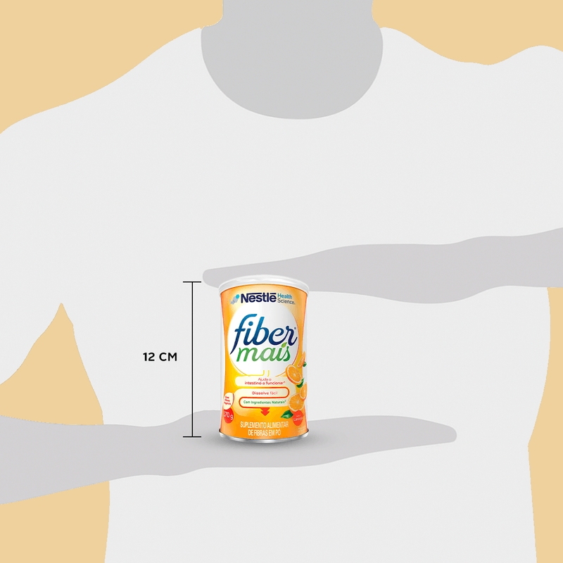 FiberMais - Laranja - Suplemento Alimentar de Fibras - 170g