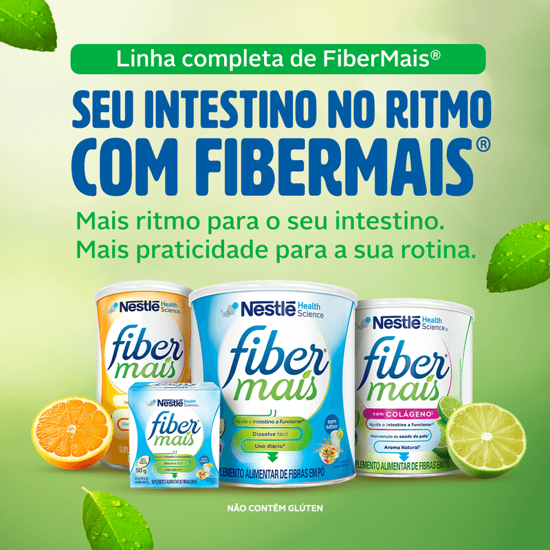 FiberMais - Laranja - Suplemento Alimentar de Fibras - 170g