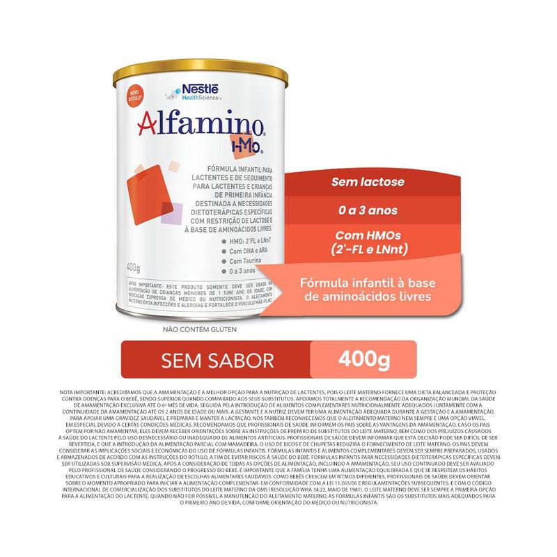 Alfamino - Fórmula Infantil HMO - 400g