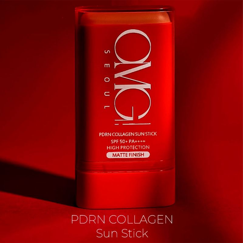 OMG! - PDRN Collagen Sun Stick SPF50 - Protetor Solar em Bastão 19g