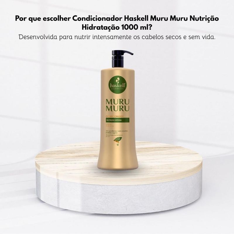Haskell - Condicionador Muru Muru Nutrição e Hidratação 1000ml