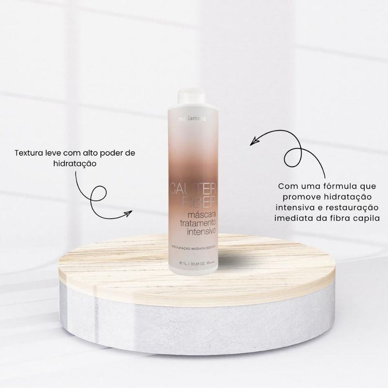Madamelis Cauter Fiber - Máscara Tratamento Intensivo - 1000ml