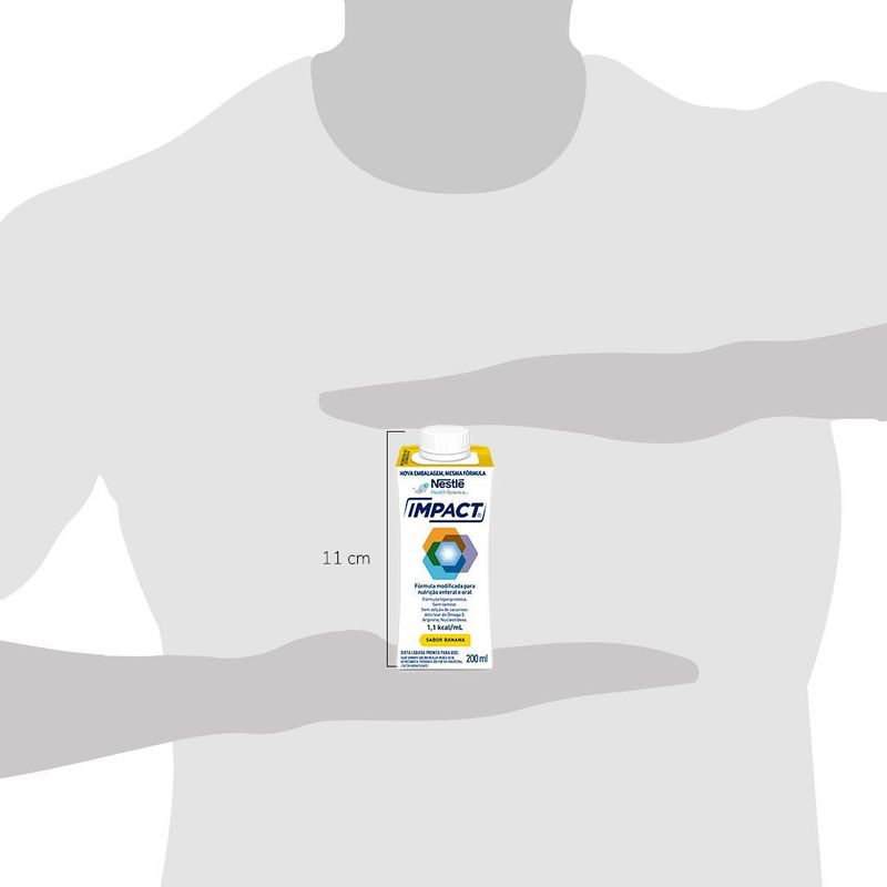 Nutrição Enteral e Oral Impact Banana 200mL TETRAPACK