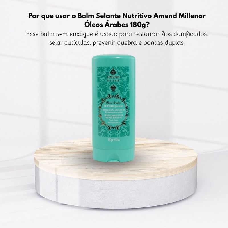 Amend Millenar Óleos Árabes - Balm Selante Nutritivo - 180g