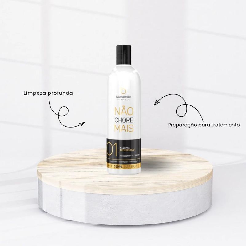 Bórabella - Não Chore Mais - Alinhamento Capilar - 2x350ml